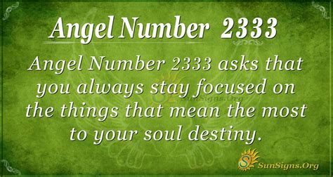 angel number 2333|2333 Angel Number Meaning (Fully Explained)